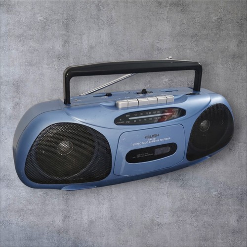 Bush src161 retro blue boombox - bush,