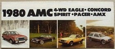 AMC Eagle CONCORD Spirit PACER AMX USA Car Sales Leaflet 1980 #2422-845-08