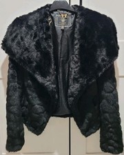 Lipsy Ladies Black Faux Fur
