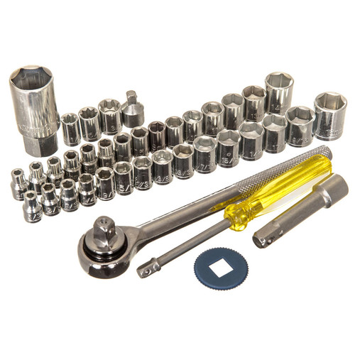 Socket set 8 dr metric - socket, 3/8
