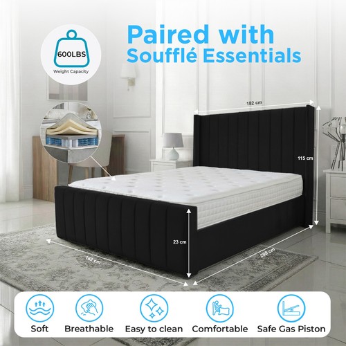 New ottoman panel wing - wing, plush