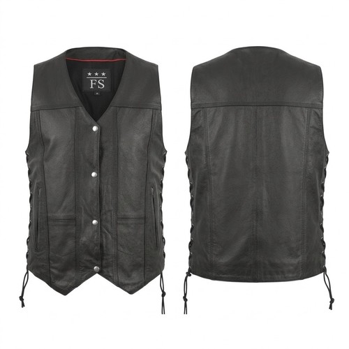 Men black genuine leather - black,
