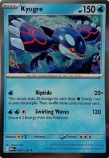 034/132 KYOGRE RARE HOLO MEGA