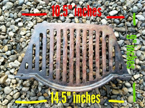 Fire grill grate vintage - vintage, cast