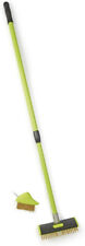 Garden Gear Patio Paving Weed Decking Cleaning Two Brush Set Telescopic Handle
