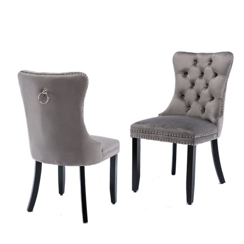 Set 6x velvet dining - 2/4/6x,