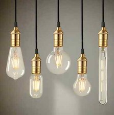 Vintage LED Filament Light Bulb Edison Screw Clear Amber Glass E27 B22 Bulb