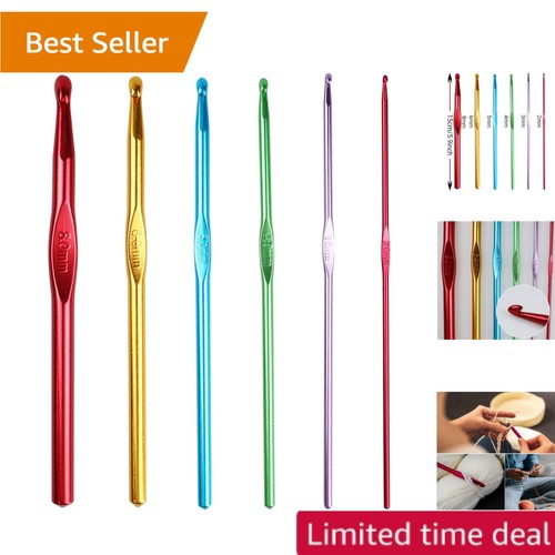Multicoloured crochet hooks - crochet,