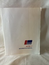 Vintage 1975 Piper Aztec F PA