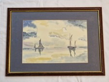Sailing Barges watercolour