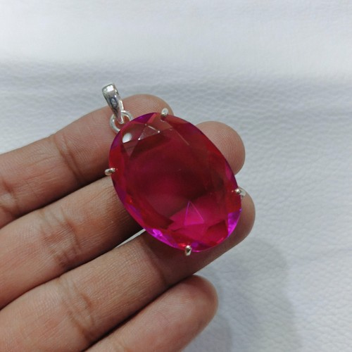 Wow pink tourmaline quartz - pink, 925