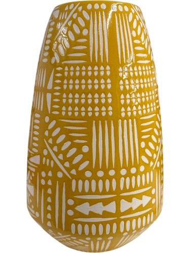 Patterned yellow aztec - patterned,