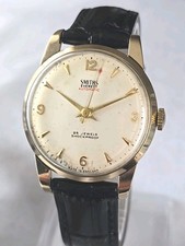Mens 1963 Vintage 9ct Gold SMITHS EVEREST IMPERIAL Automatic 25 J Wristwatch