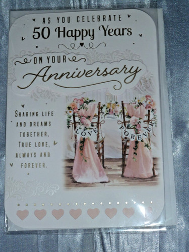 Your golden anniversary card - your,