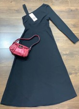 Zara Black Off Shoulder Maxi Dress Size: Small 6/8 BNWT Sold Out Blogger’s Fave