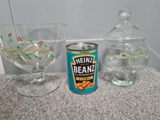 Rare Eternal Beau Glass Compote And Sweet Jar Excellent