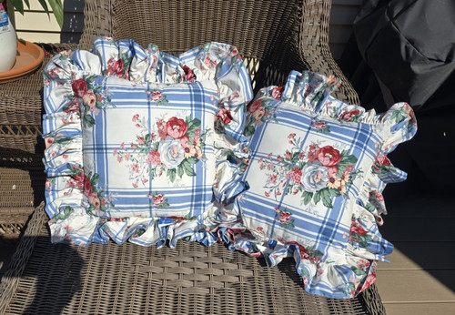 Waverly floral plaid ruffled - waverly,