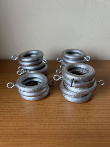 Wooden curtain rings 25mm - wooden,