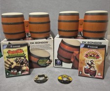 Donkey Kong Jungle Beat, Donkey Konga + 2 Bongo Drums (Nintendo GameCube) (PAL)