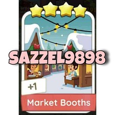 1 x market booths 4⭐ sticker