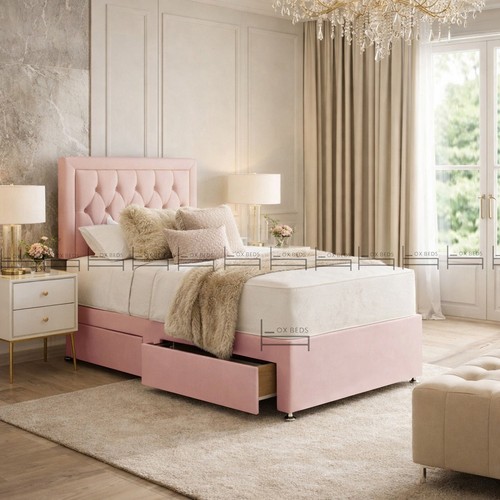 Luxury pink plush velvet - pink, kids