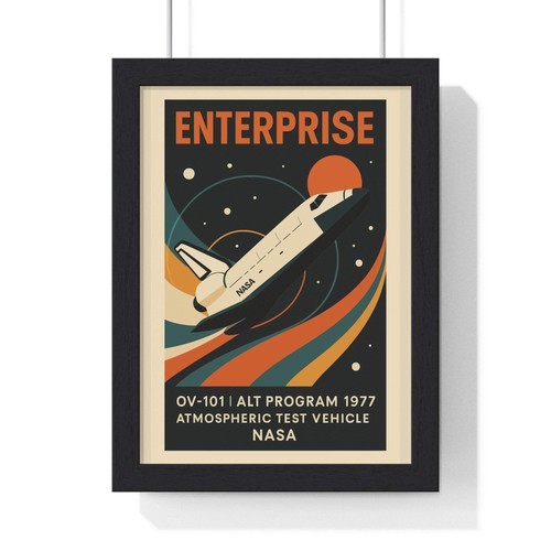 Enterprise nasa shuttle - nasa, poster
