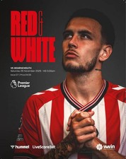 * 2025/26 - SUNDERLAND HOME PROGRAMMES - CHOOSE FROM LIST *