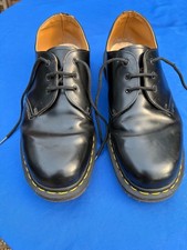 Dr. Martens 1461 Air Wair Black Leather Made in England Doc Martens Mens UK 11