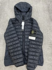 Stone Island Garment Dyed Micro Yarn Down Jacket Navy - Small With Tags Genuine
