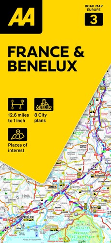 Road map france - aa, &
