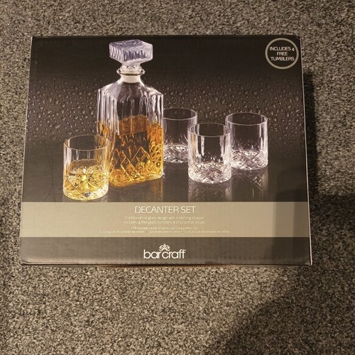 Barcraft whisky decanter and - whisky,