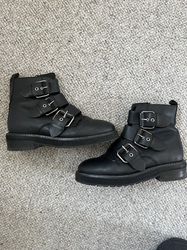 Office ankle boots - leather,