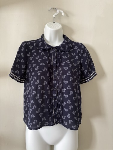 Urban outfitters navy - navy, blouse