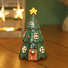 Ceramic Green Tree Tealight
