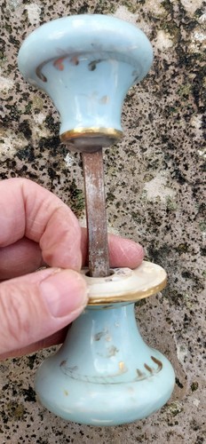 Vintage ceramic doorknobs - vintage, and