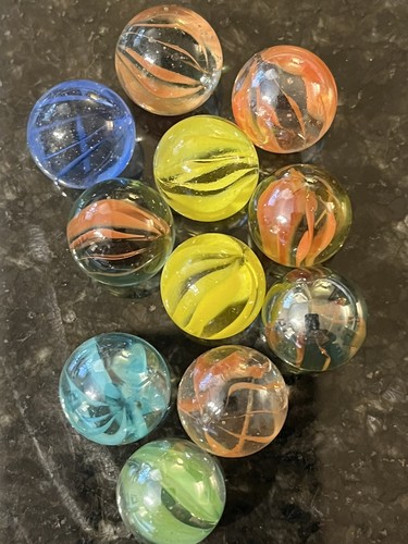 Marbles cats eye green - cats, blue