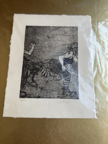 Original signed etching - original,