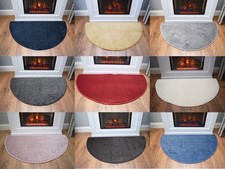Half moon rug hearth mat - half,