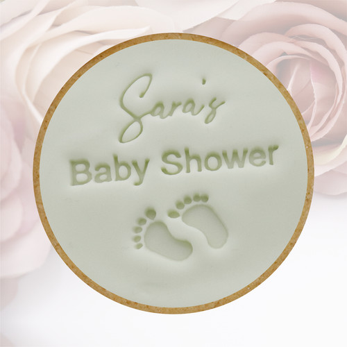 Custom baby shower fondant - custom,