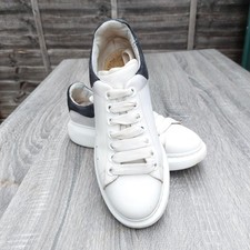 Alexander McQueen White leather Oversized sneaker trainers size UK 5 eur 38