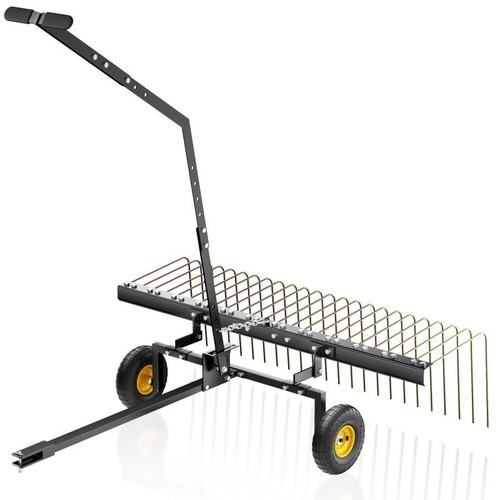 Tow behind lawn rake 148cm - rake, |