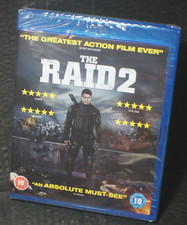 The Raid 2 blu ray Run time 150 min approx Brand new foil P&P Free