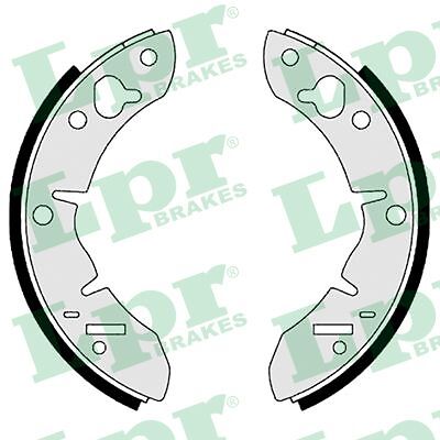00560 lpr brake shoe set - lpr,