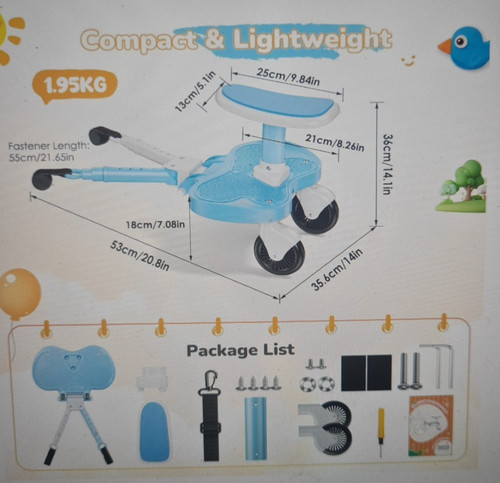 Universal buggy board for - ,