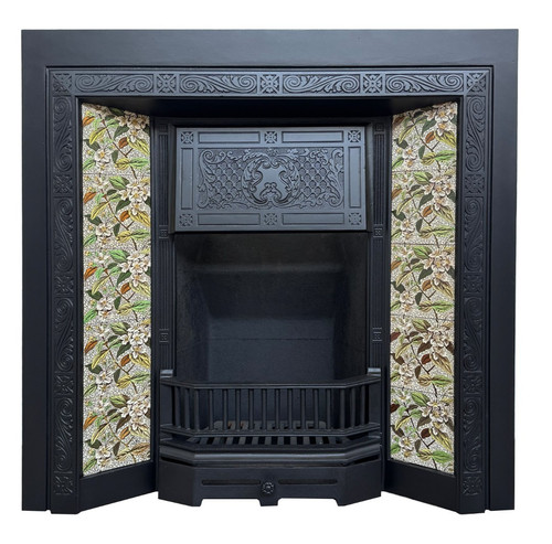 Fireplace grate antique - fireplace,