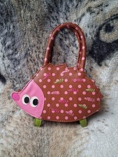 Next 8"×5" Spotty Hedgehog Shaped Hand Bag