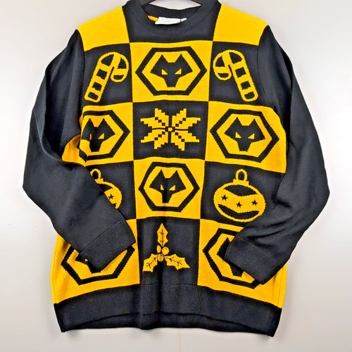 Wolves christmas jumper mens - wolves,
