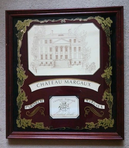 Framed painted mirror glazed - painted,
