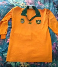 Australia Rugby Shirt 1995 1996 Canterbury Jersey Wallabies L MINT CONDITION 