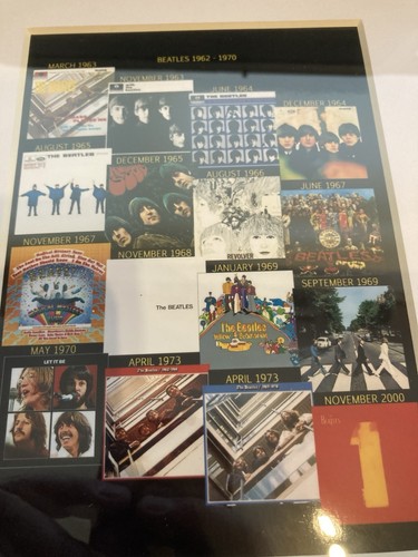 The beatles albums framed - beatles,